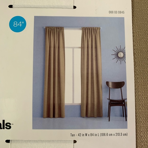 NWT Room Essentials | One Window Panel Tan… - Picture 4 of 7